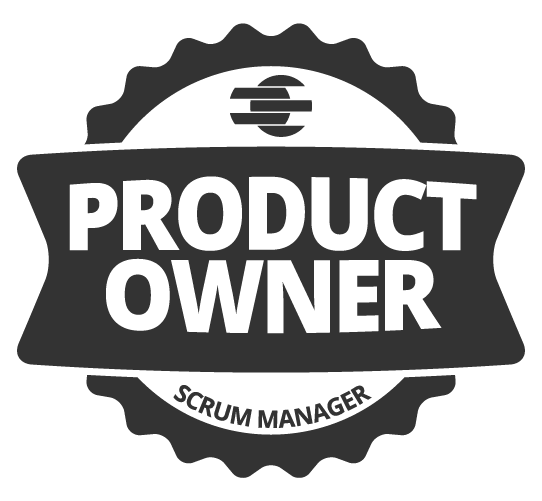 Credencial de acreditación como Product Owner por Scrum Manager. 